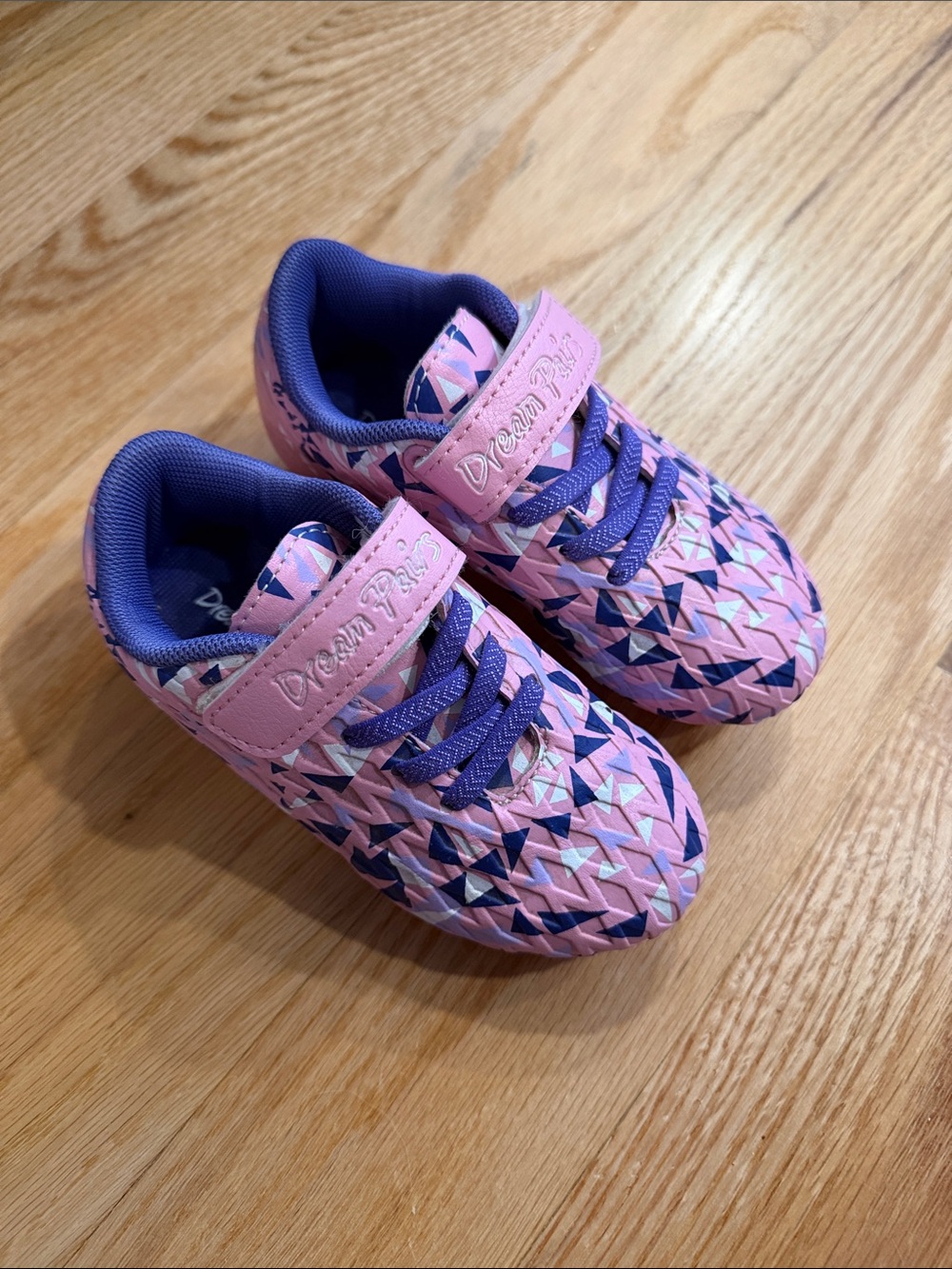 Kids Pink & Purple Soccer Cleats -